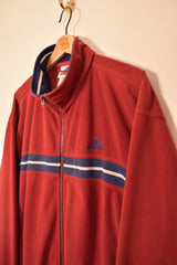 Adidas Vintage Velour Track Jacket (L)