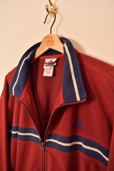 Adidas Vintage Velour Track Jacket (L)