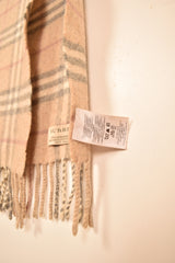 Burberry Vintage Nova Check Cashmere Scarf