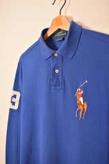 Polo Ralph Lauren Vintage Long Sleeve Polo Shirt (M)