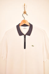 Lacoste Vintage Zip Polo Shirt (L)