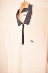 Lacoste Vintage Zip Polo Shirt (L)