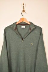 Lacoste Vintage Half Zip Sweater (L)