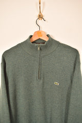 Lacoste Vintage Half Zip Sweater (L)