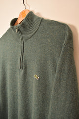 Lacoste Vintage Half Zip Sweater (L)