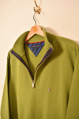 Tommy Hilfiger Vintage Half Zip Sweater (L)