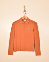 Lacoste Vintage Woman Long Sleeve Polo Shirt (S)