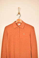 Lacoste Vintage Woman Long Sleeve Polo Shirt (S)