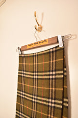Burberry Green Nova Check Scarf