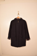 Burberry Vintage Nova Check Long Woman Coat (L)