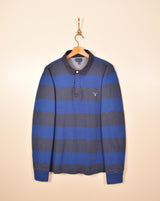 Gant Vintage Long Sleeve Polo Shirt (L)