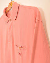 Burberry Vintage Long Sleeve Polo Shirt (M)