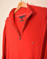Tommy Hilfiger Vintage Half Zip Sweater (XL)