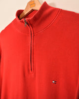 Tommy Hilfiger Vintage Half Zip Sweater (XL)