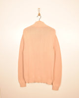 Thomas Burberry Vintage Knitted Zip Sweater (XL)