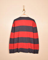 Tommy Hilfiger Vintage Long Sleeve Polo Shirt (L)