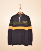 Tommy Hilfiger Vintage Long Sleeve Polo Shirt (M)