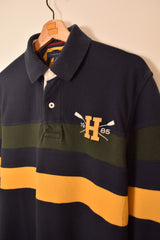 Tommy Hilfiger Vintage Long Sleeve Polo Shirt (M)