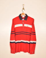 Lacoste Vintage Long Sleeve Polo Shirt (S)