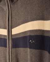 Thomas Burberry Vintage Zip Knitted Sweater (L)