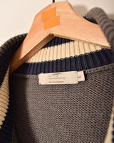 Thomas Burberry Vintage Zip Knitted Sweater (L)