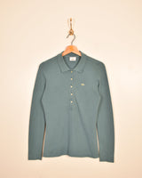 Lacoste Vintage Long Sleeve Woman Polo Shirt (S)