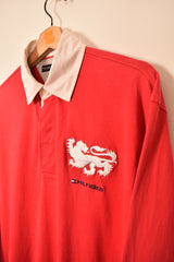 Tommy Hilfiger Vintage Long Sleeve Polo Shirt (M)