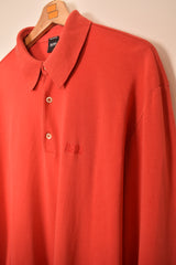 Hugo Boss Vintage Long Sleeve Polo Shirt (L)