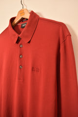 Hugo Boss Vintage Long Sleeve Polo Shirt (L)