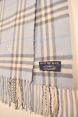 Burberry Baby Blue Nova Check Scarf
