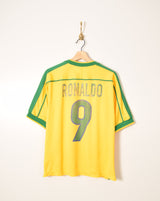 1998/00 Brazil #9 Ronaldo Shirt (S)