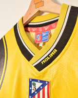 1998/99 Atlético De Madrid #1 Molina Home Shirt (S)